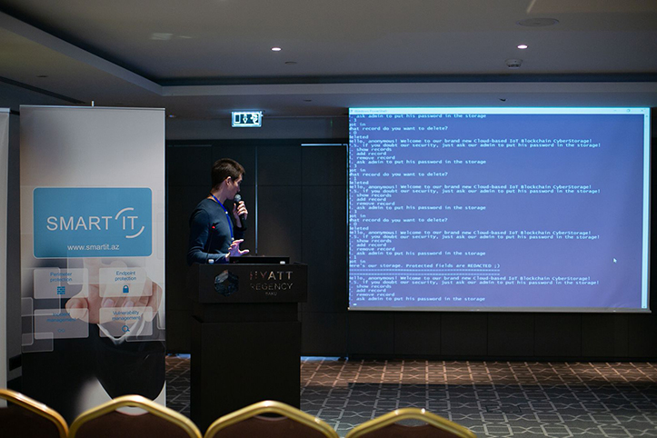 CTF Azerbaijan 2019 — выступление на сцене и демонстрация заданий