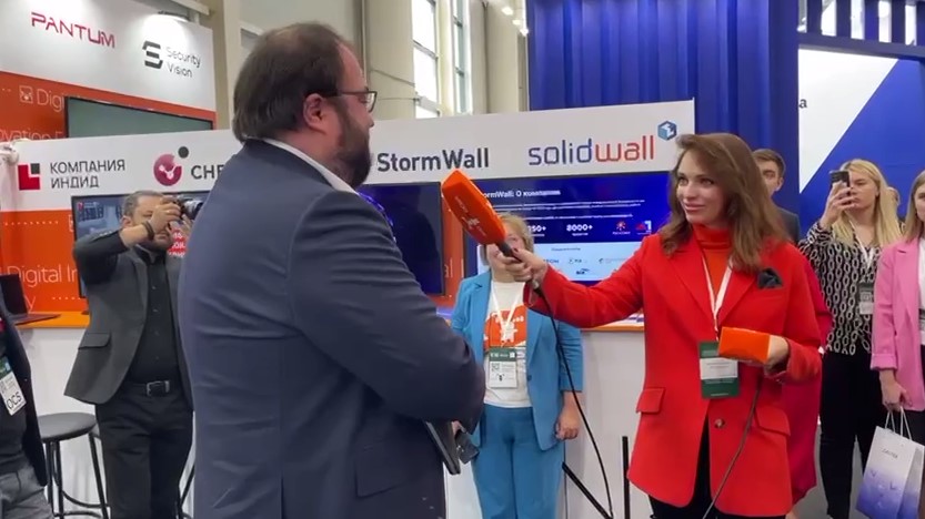 Интервью на стенде SolidWall на Kazan Digital Week